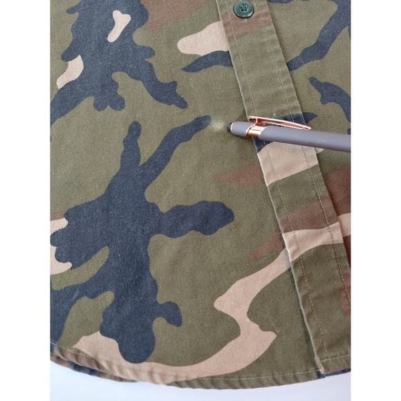 Winchester Men's Camo Hunting Button Up Embroidered Logo Shirt Medium - Picture 5 of 16